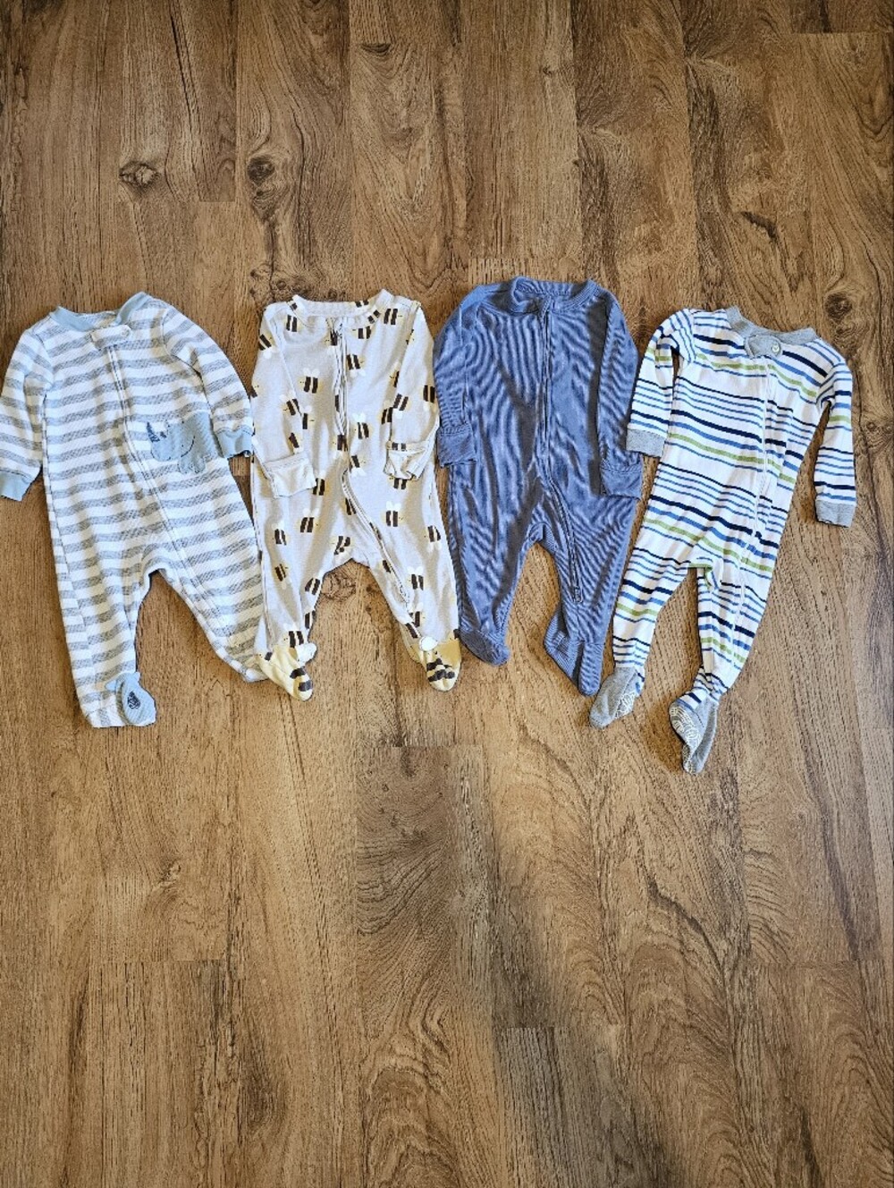 Baby Footed One-Piece Sleepers Bundle